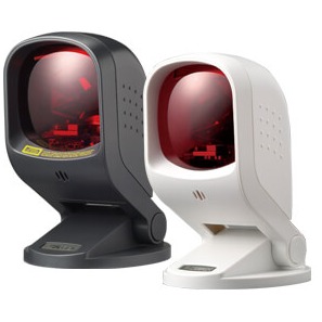 Single-laser, multi-line, hands-free barcode scann
